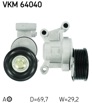Tendicinghia, Cinghia Poly-V - VKM 64040 SKF